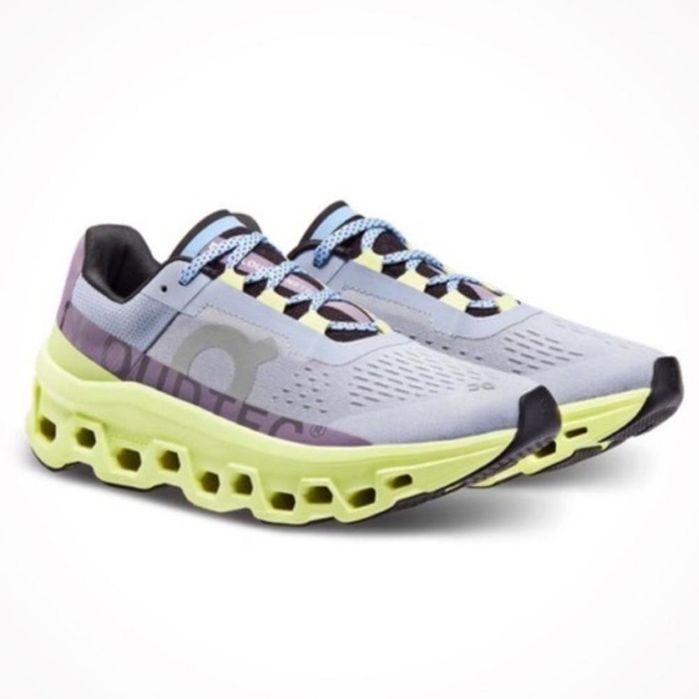 On Cloudmonster Running Shoes Lavender Hay Womens 10